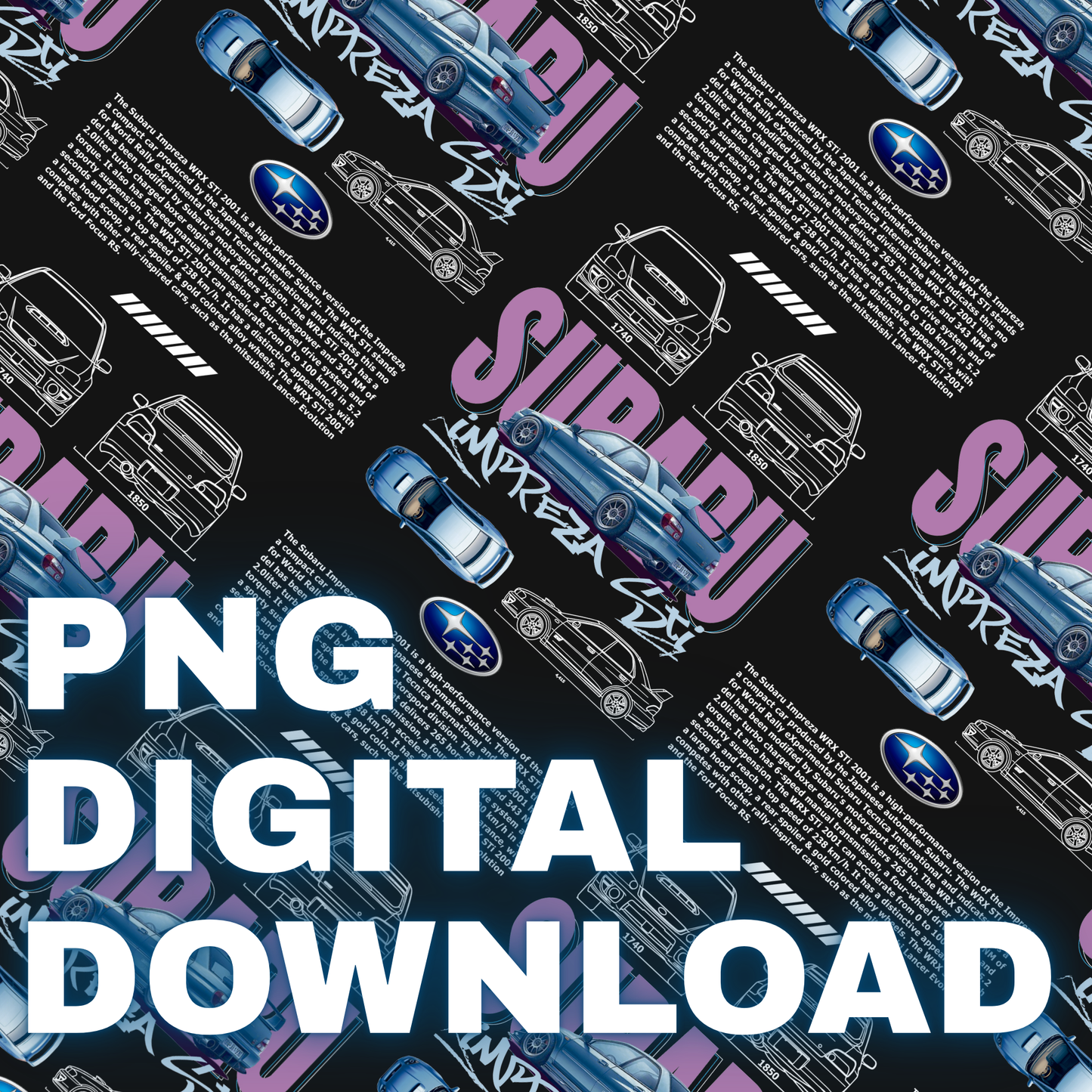Subaru Impreza WRX STi | PNG DESIGN