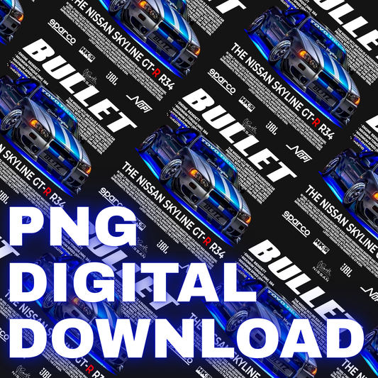 Nissan Skyline GT-R R34 | PNG DESIGN
