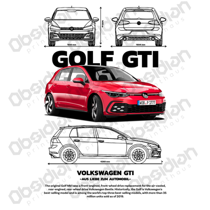 VW Golf GTI MK8 | PNG DESIGN