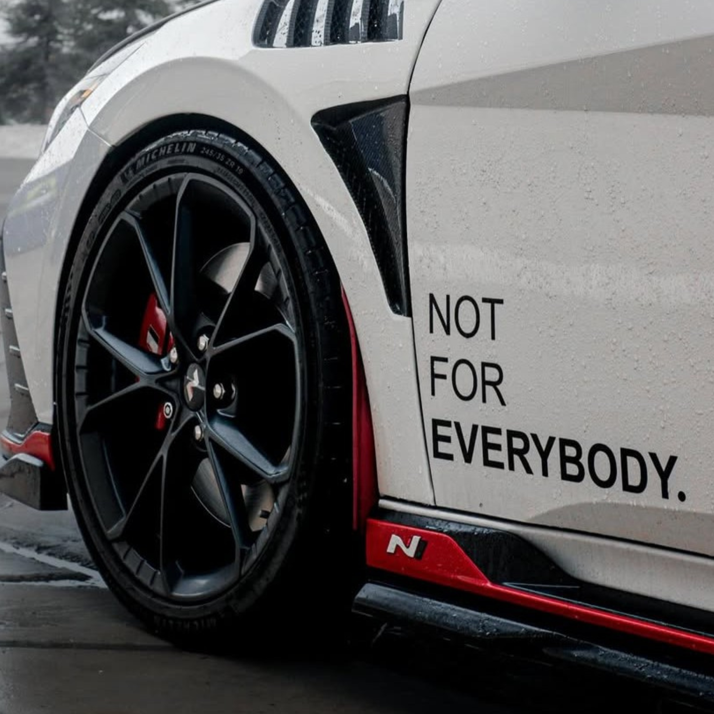 NOT FOR EVERYBODY.  [DECAL]