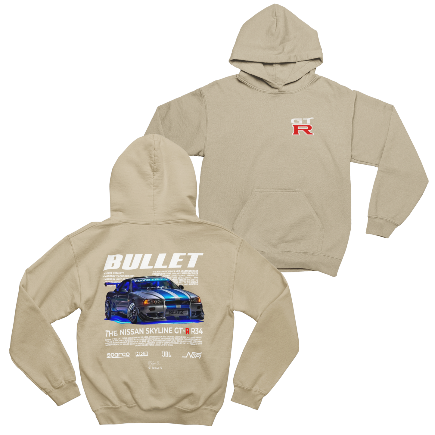 GT-R R34 HOODIE