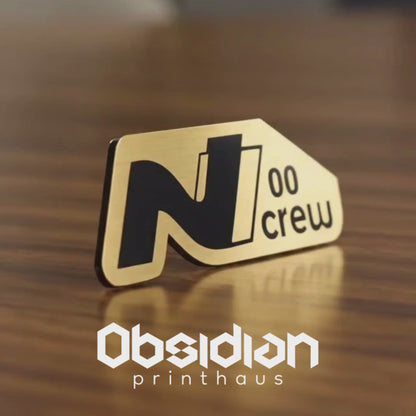 Custom N Crew Badge